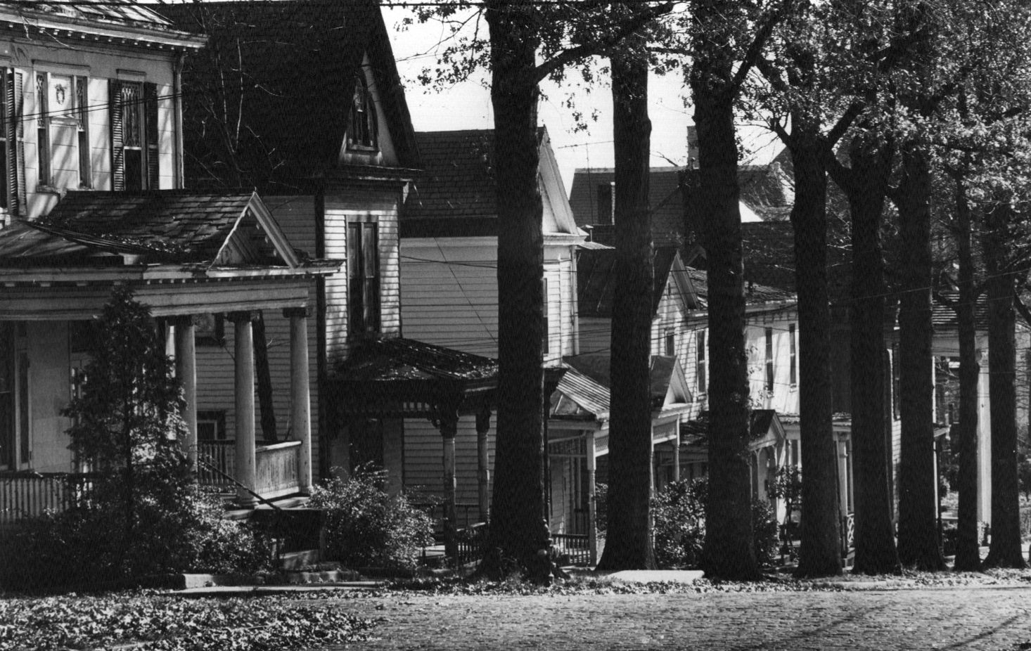 Then and Now - 1980 Garland Hill - 300 block of Madison Street